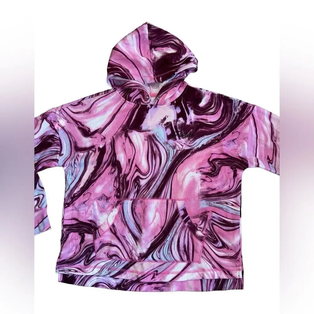 Justice Girls Marbled Sweatshirt Size Large (12-14)